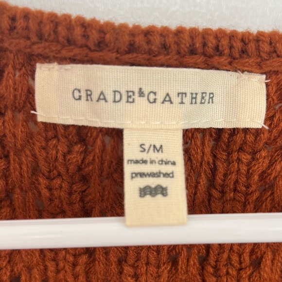 GRADE AND GATHER crochet sweater - Picture 3 of 3